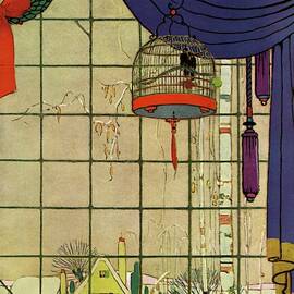 House And Garden Christmas House Number Cover by H. George Brandt