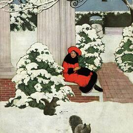 House And Garden Cover by Ethel Franklin Betts Baines