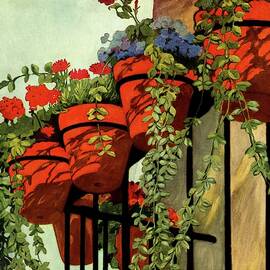 House And Garden Garden Furnishing Number Cover by Ethel Franklin Betts Baines