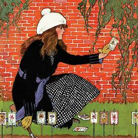 House And Garden Garden Planting Number Cover by Ruth Easton