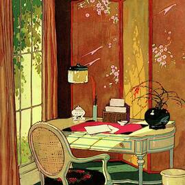 House And Garden Small House Number by Clayton Knight