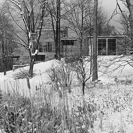 Edward Steichen's Connecticut Home In Snow by Edward Steichen