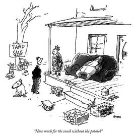 How Much For The Couch Without The Potato? by George Booth