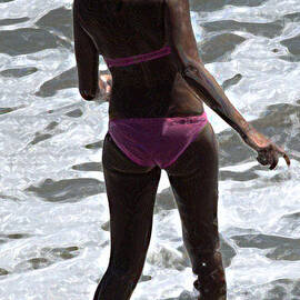 Huntington Beach Wader by Joe Schofield