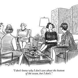 I Don't Know Why I Don't Care About The Bottom by Charles Saxon