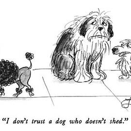 I Don't Trust A Dog Who Doesn't Shed by Edward Frascino