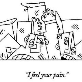 I Feel Your Pain by Charles Barsotti