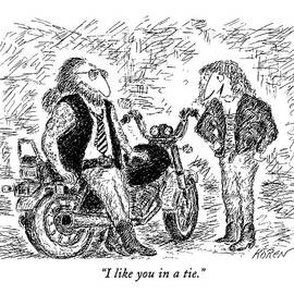 I Like You In A Tie by Edward Koren