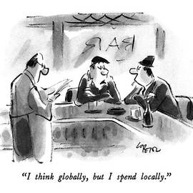 I Think Globally by Lee Lorenz