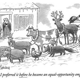 I Think I Preferred It Before He Became An by Mort Gerberg