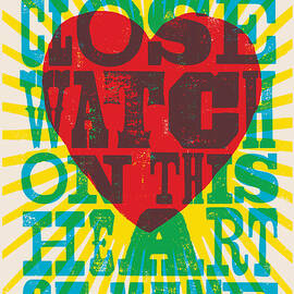 I Walk The Line - Johnny Cash Lyric Poster by Jim Zahniser