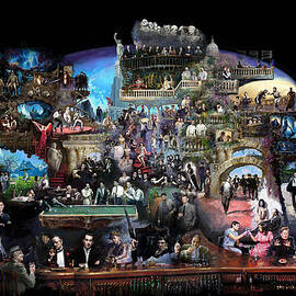 ICONS OF HISTORY AND ENTERTAINMENT by Ylli Haruni