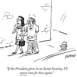 I'll Never Vote by David Sipress