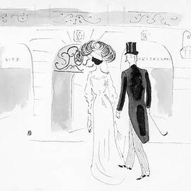 Illustration Of A Nineteenth Century Couple by Oberle