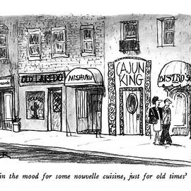 I'm In The Mood For Some Nouvelle Cuisine by Robert Weber