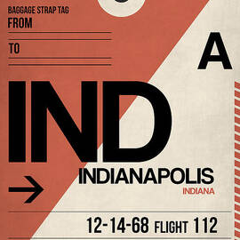 Indianapolis Airport Poster 1 by Naxart Studio