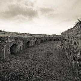 Inside Fort Macomb by David Morefield