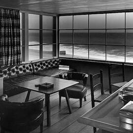 Interior Of Beach House Owned By Anatole Litvak by Fred R. Dapprich