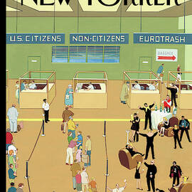 International Arrivals by Bruce McCall