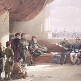 Interview With The Viceroy Of Egypt by David Roberts