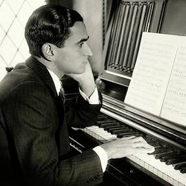 Irving Berlin At A Piano by Florence Vandamm
