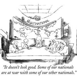 It Doesn't Look Good. Some Of Our Nationals by Sidney Harris