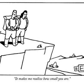 It Makes Me Realize How Small You Are by Bruce Eric Kaplan