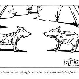 It Was An Interesting Panel On How We're by Bruce Eric Kaplan