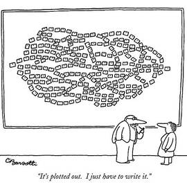 It's Plotted Out.  I Just Have To Write It by Charles Barsotti