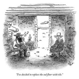 I've Decided To Replace The Sod Floor With Tile by Frank Cotham