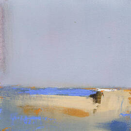 January Harbor - Abstract Beach Landscape by Jacquie Gouveia