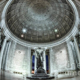 Jefferson Memorial Interior I by Clarence Holmes