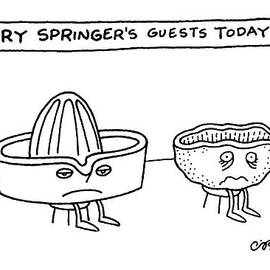Jerry Springer's Guests Today by Charles Barsotti