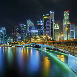 Jubilee Bridge Singapore by Photography By Spintheday