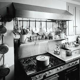 Julia Child's Kitchen In Her House In Cambridge by Pedro E Guerrero