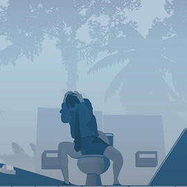 Jurassic Park poster - Feat. Gennaro by Peter Cassidy