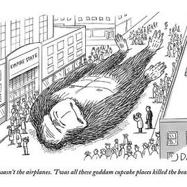 King Kong Lies Dead In The Street At The Foot by Joe Dator