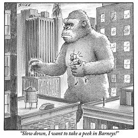King Kong Stands In A Large City by Harry Bliss