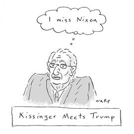 Kissinger Meets Trump by Kim Warp