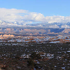 La Sal Mountains Panorama by Adam Jewell