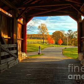 Lancaster County Covered Bridge Frame by Adam Jewell