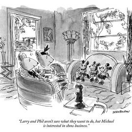 Larry And Phil Aren't Sure What They Want by James Stevenson