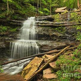 Leonard Harrison Waterfall by Adam Jewell