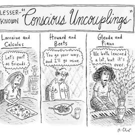 Lesser-known 'conscious Uncouplings Three Panels by Roz Chast