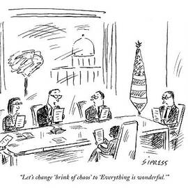 Let's Change 'brink Of Chaos' To 'everything by David Sipress