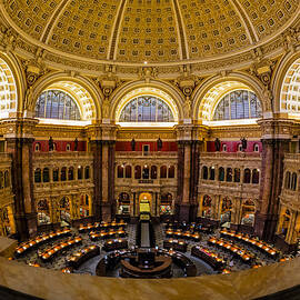 Library Of Congress Main Reading Room by Susan Candelario