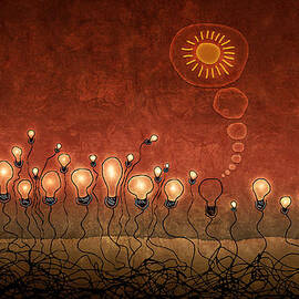 Light Bulb God by Gianfranco Weiss