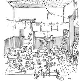 Calm And Placid On The Surface by George Booth