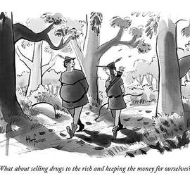 Little John And Robin Hood Walk by Kaamran Hafeez