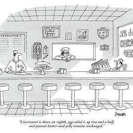 Liverwurst Is Down An Eighth by Jack Ziegler